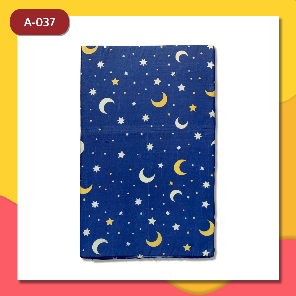 Alas Setrika Motif Bulan Bintang Biru